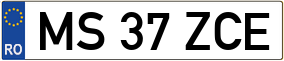 Truck License Plate